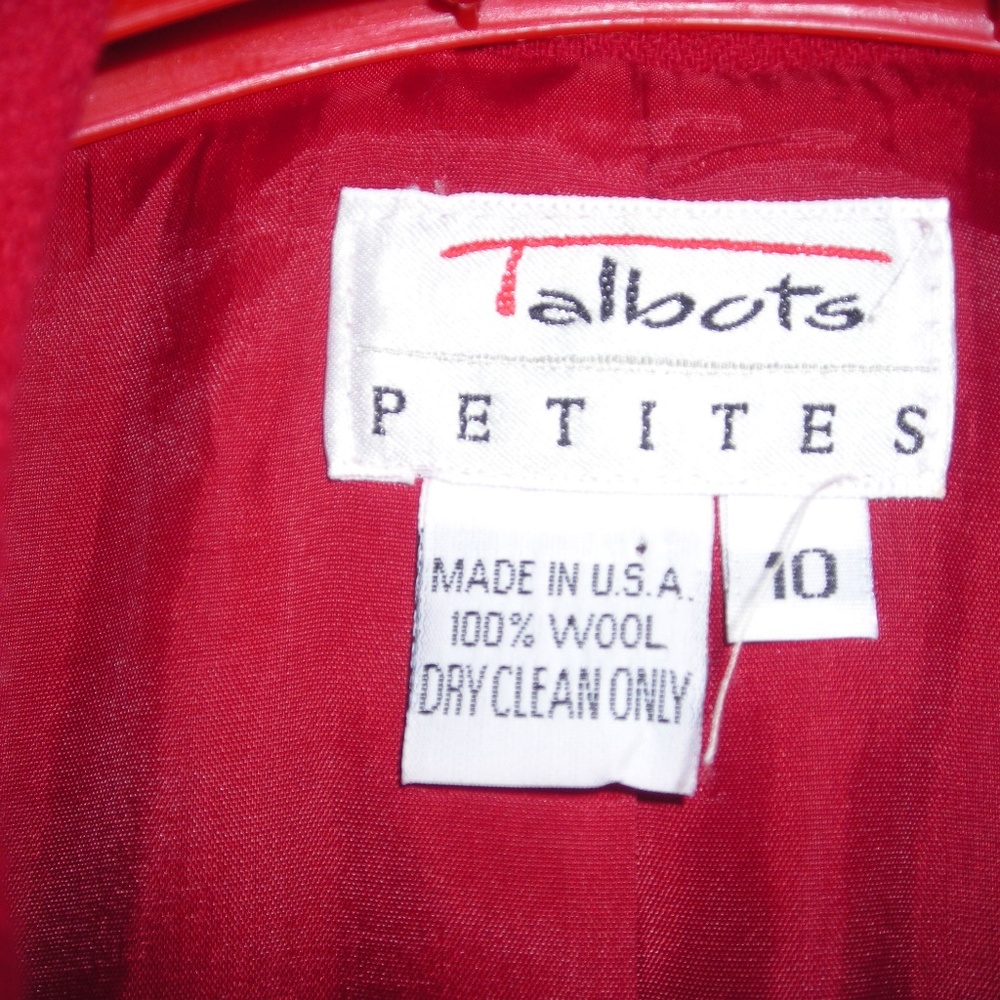 Talbot Red Wool Blazer - Picture 3 of 3